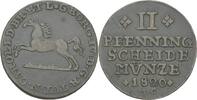 Braunschweig Wolfenbüttel 2 Pfennige Karl, 1815-1830 -