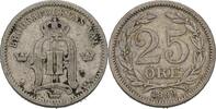 Schweden 25 Öre Oscar II., 1872-1907 -