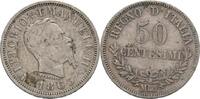 Italien Milano 50 Centesimi Viktor Emanuel II., 1861-1878 -