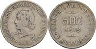 500 Reis 1907 Brasilien  ss Randfehler