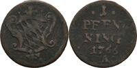 Bayern Amberg Pfennig Maximilian III. Joseph, 1745-1777 -