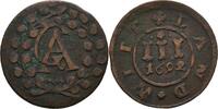 3 Pfennig 1692 Mecklenburg Güstrow Gustav Adolf, 1636-1695 ss