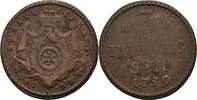 Mainz, Erzstift 3 Pfennige Johann Friedrich Karl Graf von Ostein, 1743-1763 -