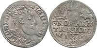 Polen Olkusz Dreigröscher Trojak Sigismund III., 1587-1632 -