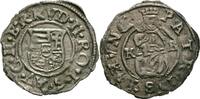 RDR Ungarn Habsburg Kremnitz Denar 1587 Rudolph II., 1576-1612 Prägeschwächen, aEF