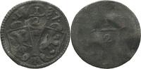 Einseitiger 1/2 Kreuzer 1737 Schweiz Appenzel Innerrhoden  Druckstellen, ss