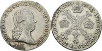 1/4 Kronentaler 1791 RDR Burgau Günzburg Leopold II., 1790-1792 Jusiert, gereinigt, ss+