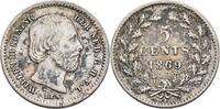 Niederlande 5 Cents Willem III., 1849-1890 -
