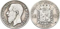 Belgien 50 Centimes Leopold II., 1865-1886 -
