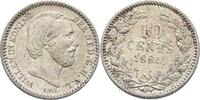 Niederlande 10 Cents Wilhelm III., 1849-1890 -