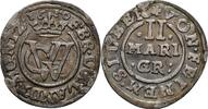 Braunschweig Calenberg Hannover 2 Mariengroschen Georg Wilhelm 1648-1665 -