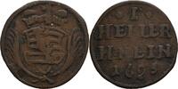Sachsen Meiningen Heller Bernhard, 1680-1706 -