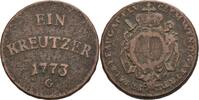 Bistum Augsburg Kreuzer Clemens Wenzel von Sachsen, 1768-1803 -