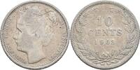 Niederlande 10 Cents Wilhelmina, 1890-1948 -