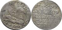 Polen Baltikum Riga Dreigröscher Trojak Sigismund III., 1587-1632 -