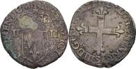 Frankreich Saint Lo 1/4 Ecu Heinrich III., 1574-1589 -