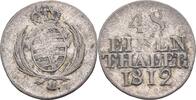 Sachsen 1/48 Taler Friedrich August III.I., 1763-1827 -