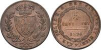 Italien Sardinien Genua 5 Centesimi Karl Felix, 1821-1831 -