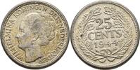 Niederlande 25 Cents Wilhelmina 1890-1948. -