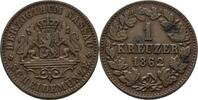 Nassau 1 Kreuzer Adolph 1839-1866 -