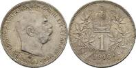 Österreich Ungarn 1 Krone Franz Joseph,1848-1916. -