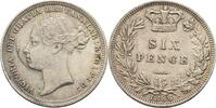 Großbritannien 6 Pence Victoria -