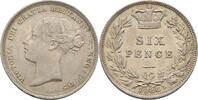Großbritannien 6 Pence Victoria, 1837-1901 -