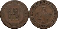Westfalen 3 Centimes Hieronymus Napoleon, 1807 - 1813 -