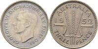 Australien 3 Pence George VI., 1936-1952 -