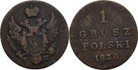 Polen Russland 1 Grosz Nikolaus I., 1825-1855 -