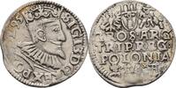 Polen Wschowa Fraustadt Dreigröscher Sigismund III., 1587-1632 -