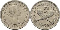Neuseeland New Zealand 3 Pence Elizabeth II. -