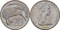 Neuseeland 20 Cents Elizabeth II. -