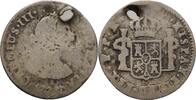 Spanien Bolivien Potosi 1/2 Real Carlos III., 1759-1788 -