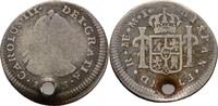Spanien Peru Lima 1/2 Real Carlos III., 1759-1788 -