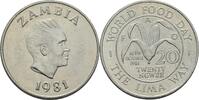 Zambia 20 Ngwee FAO -