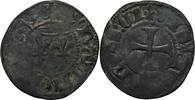 Frankreich Denier Tournois Charles VI., 1380-1422 -