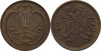 Österreich Ungarn 1 Heller 1899 Franz Joseph I.,1848-1916 EF
