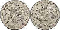 Dominica 4 Dollars Elizabeth II. -