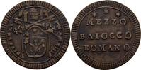 Vatikan Rom 1/2 Baiocco Pius VI., 1783-1799 -