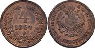 Österreich Ungarn Kremnitz 4 Kreuzer Franz Joseph I., 1848-1916 -