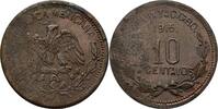 10 Centavos 1915 Mexiko  ss
