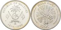 100 RUFIYAA 1980 Malediven FAO Stempelglanz