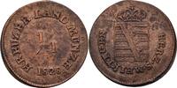 Sachsen Meiningen 1/4 Kreuzer Bernhard Erich Freund, 1803-1866 -