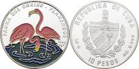 10 Pesos 1994 Kuba  offen, Kontaktmarken, polierte Platte, Proof