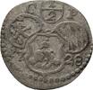 Einseitiger 1/2 Kreuzer 1728 Pfalz Kurpfalz Karl Philipp 1716-1742. ss