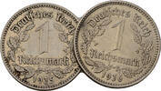 Deutsches Reich 1 Reichsmark 2 Stück -