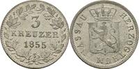 Nassau 3 Kreuzer Adolph, 1839 - 1866. -