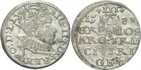 Polen Riga Dreigröscher Sigismund III., 1587 - 1632 -