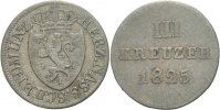 Nassau 3 Kreuzer Wilhelm, 1816 - 1839 -